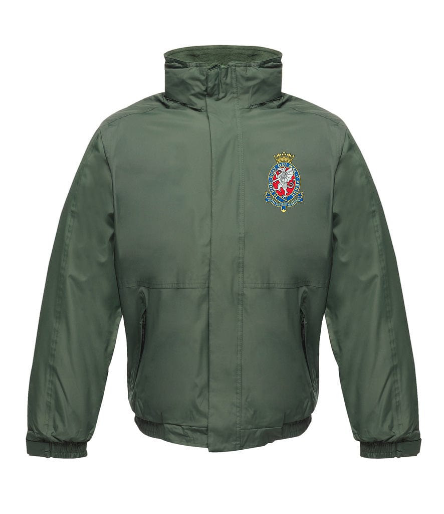 Royal Wessex Yeomanry Embroidered Regatta Waterproof Insulated Jacket - Precision Military Emblems
