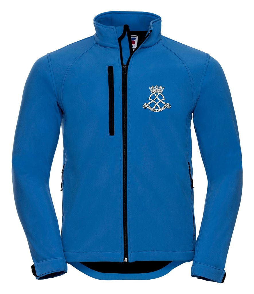 Royal Yeomanry Embroidered 3 Layer Softshell Jacket - Precision Military Emblems
