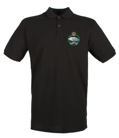 Royal Tank Regiment RTR Embroidered Pique Polo Shirt - Precision Military Emblems