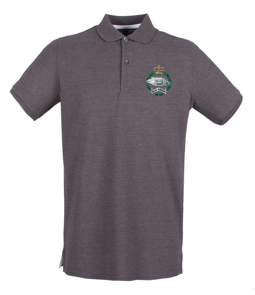 Royal Tank Regiment RTR Embroidered Pique Polo Shirt - Precision Military Emblems