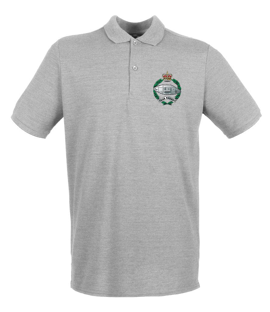 Royal Tank Regiment RTR Embroidered Pique Polo Shirt - Precision Military Emblems