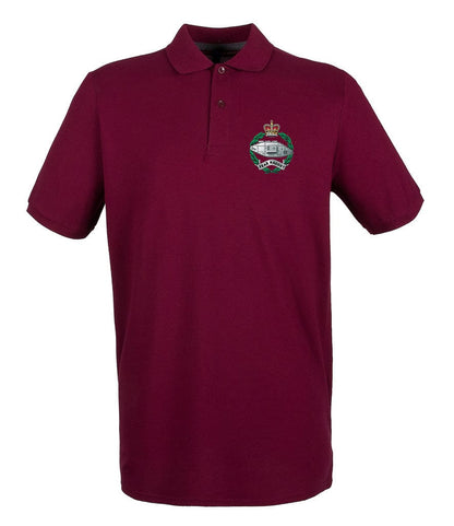 Royal Tank Regiment RTR Embroidered Pique Polo Shirt - Precision Military Emblems