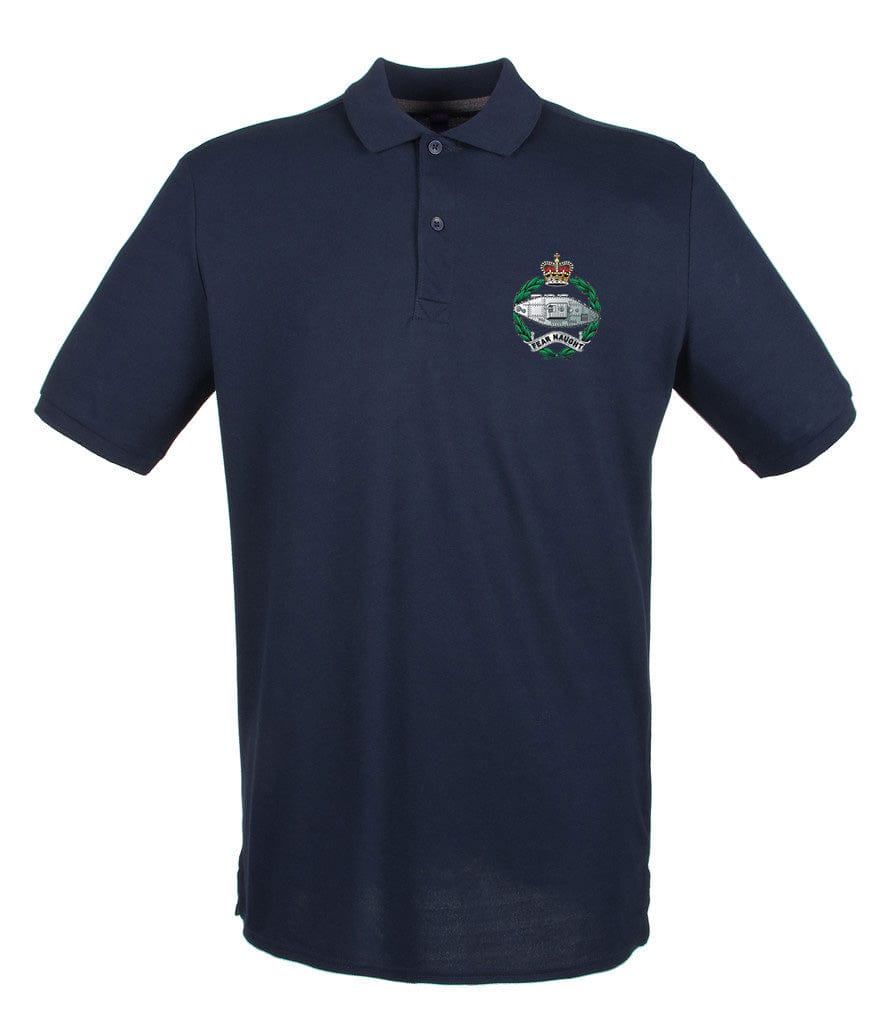 Royal Tank Regiment RTR Embroidered Pique Polo Shirt - Precision Military Emblems