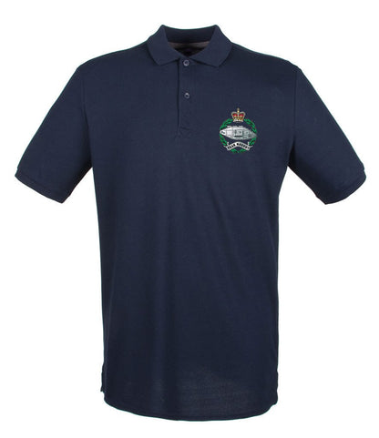 Royal Tank Regiment RTR Embroidered Pique Polo Shirt - Precision Military Emblems