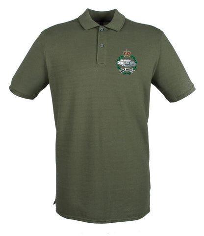 Royal Tank Regiment RTR Embroidered Pique Polo Shirt - Precision Military Emblems