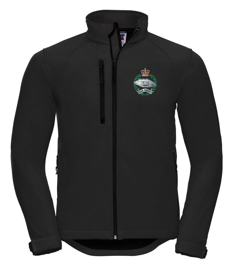 Royal Tank Regiment RTR Embroidered 3 Layer Softshell Jacket - Precision Military Emblems