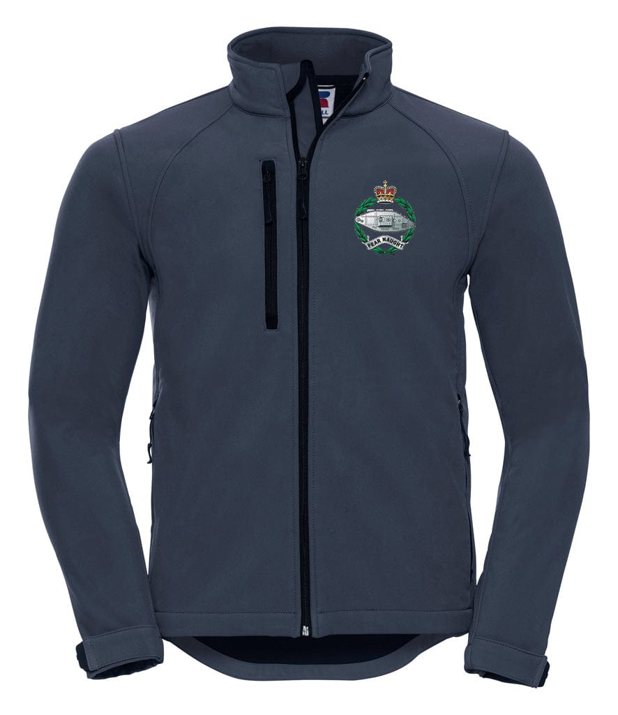 Royal Tank Regiment RTR Embroidered 3 Layer Softshell Jacket - Precision Military Emblems