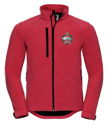 Royal Tank Regiment RTR Embroidered 3 Layer Softshell Jacket - Precision Military Emblems
