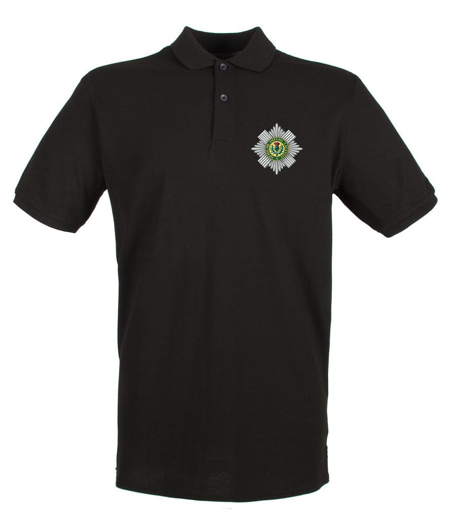 Scots Guards Embroidered Pique Polo Shirt - Precision Military Emblems