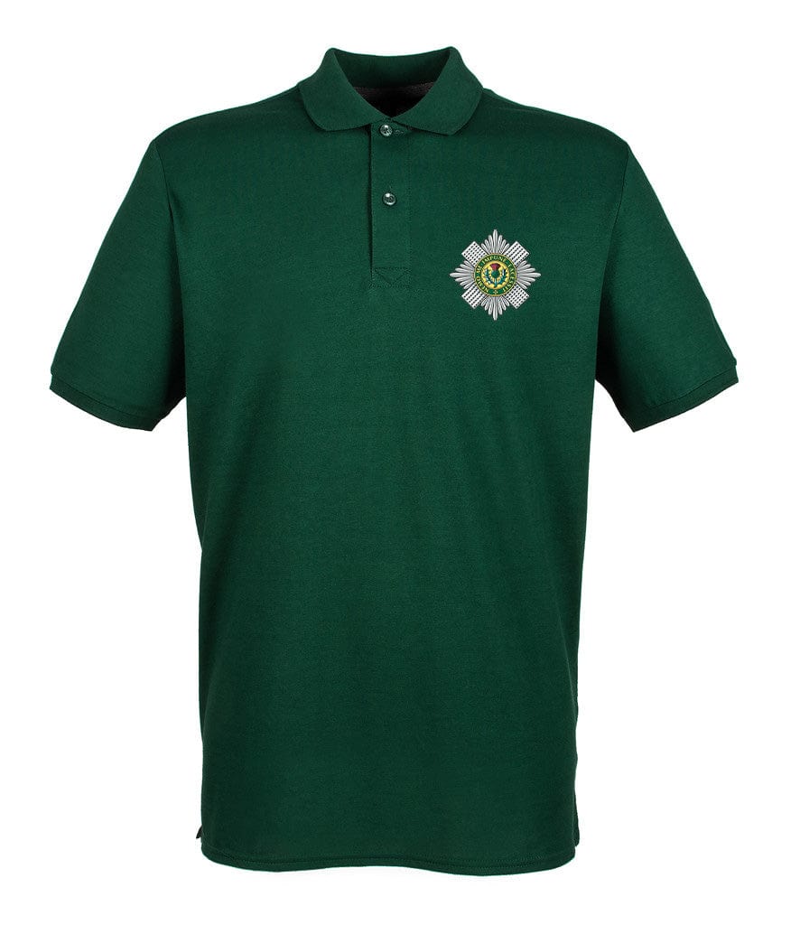 Scots Guards Embroidered Pique Polo Shirt - Precision Military Emblems