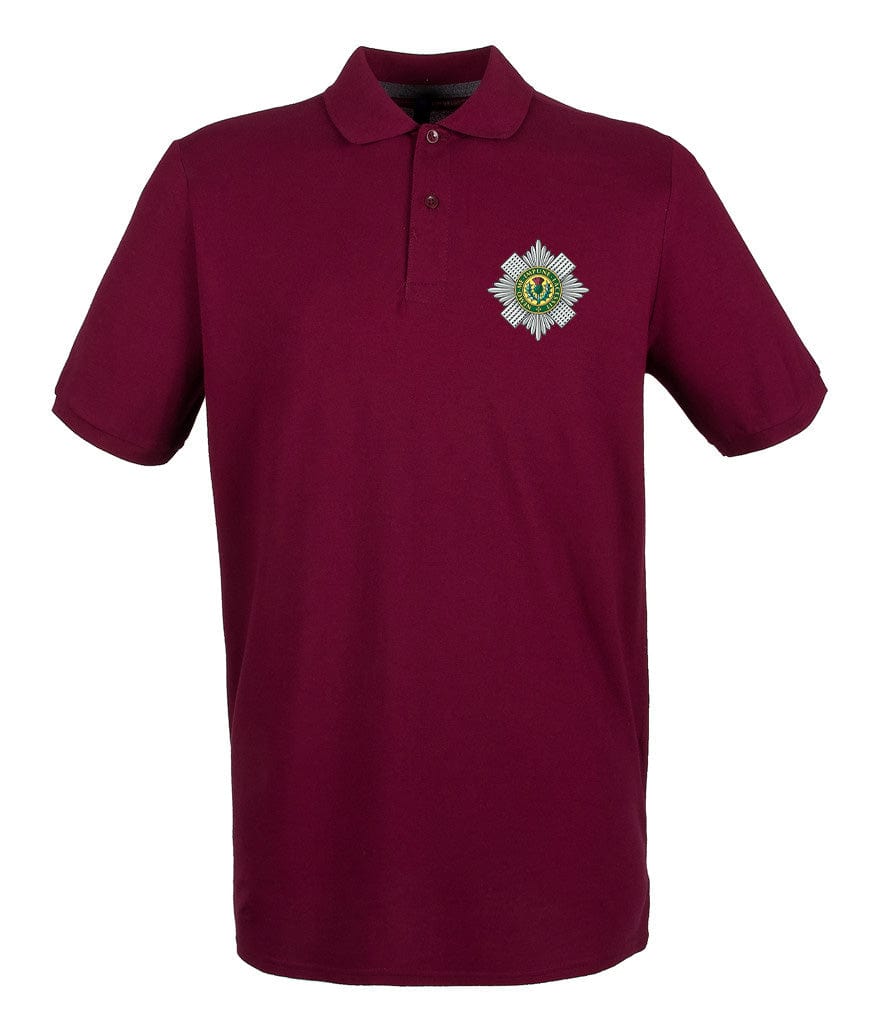 Scots Guards Embroidered Pique Polo Shirt - Precision Military Emblems