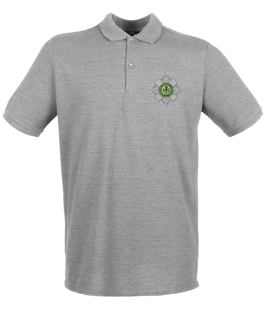 Scots Guards Embroidered Pique Polo Shirt - Precision Military Emblems
