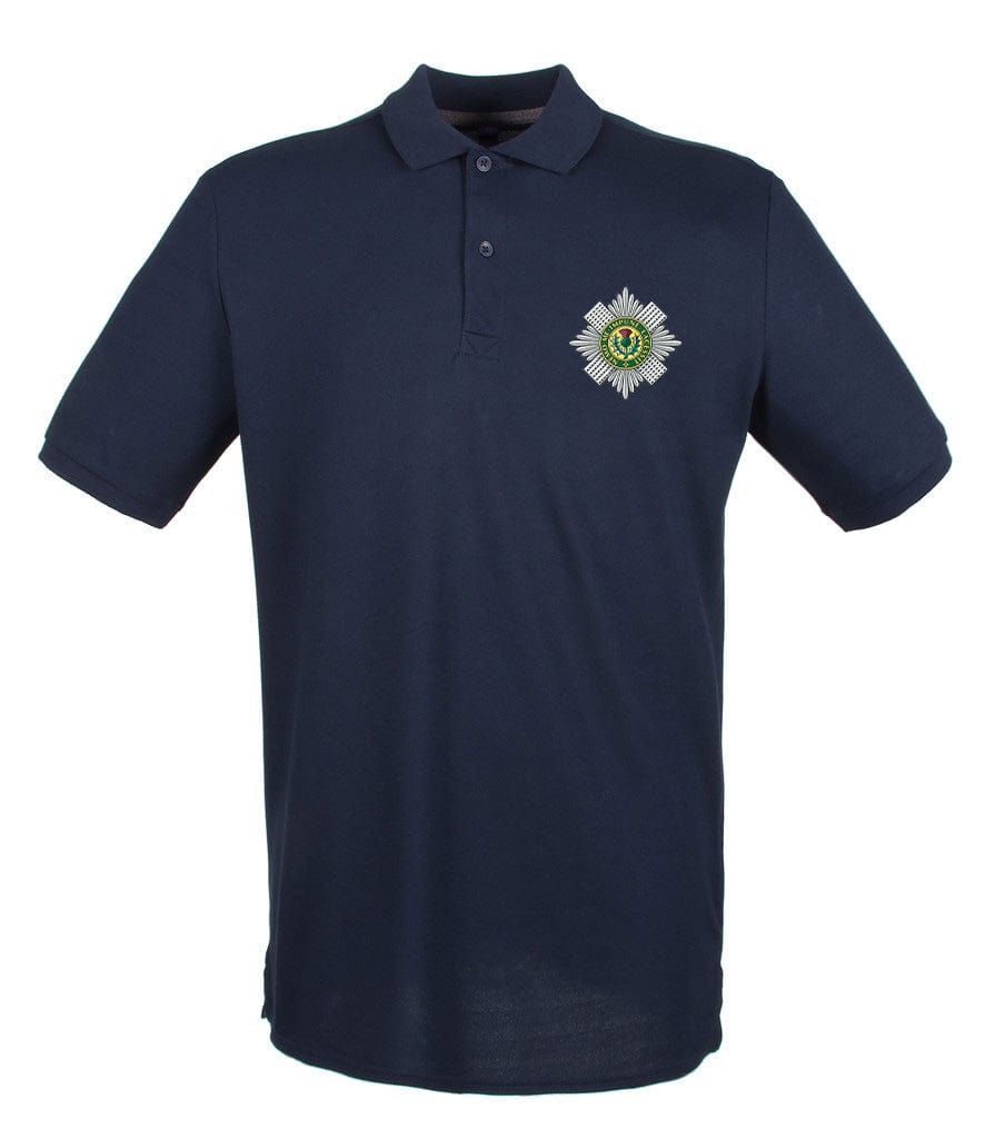Scots Guards Embroidered Pique Polo Shirt - Precision Military Emblems