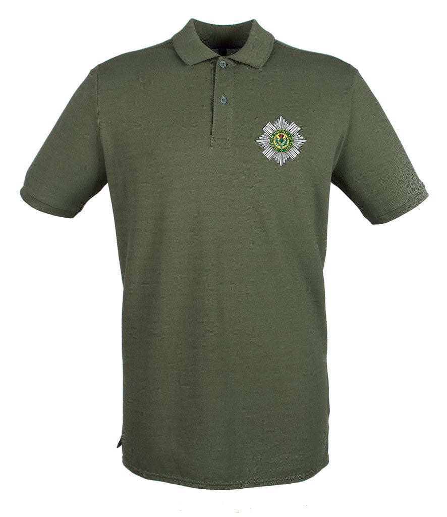 Scots Guards Embroidered Pique Polo Shirt - Precision Military Emblems