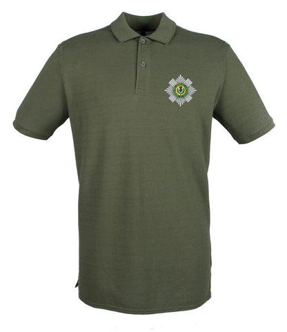 Scots Guards Embroidered Pique Polo Shirt - Precision Military Emblems
