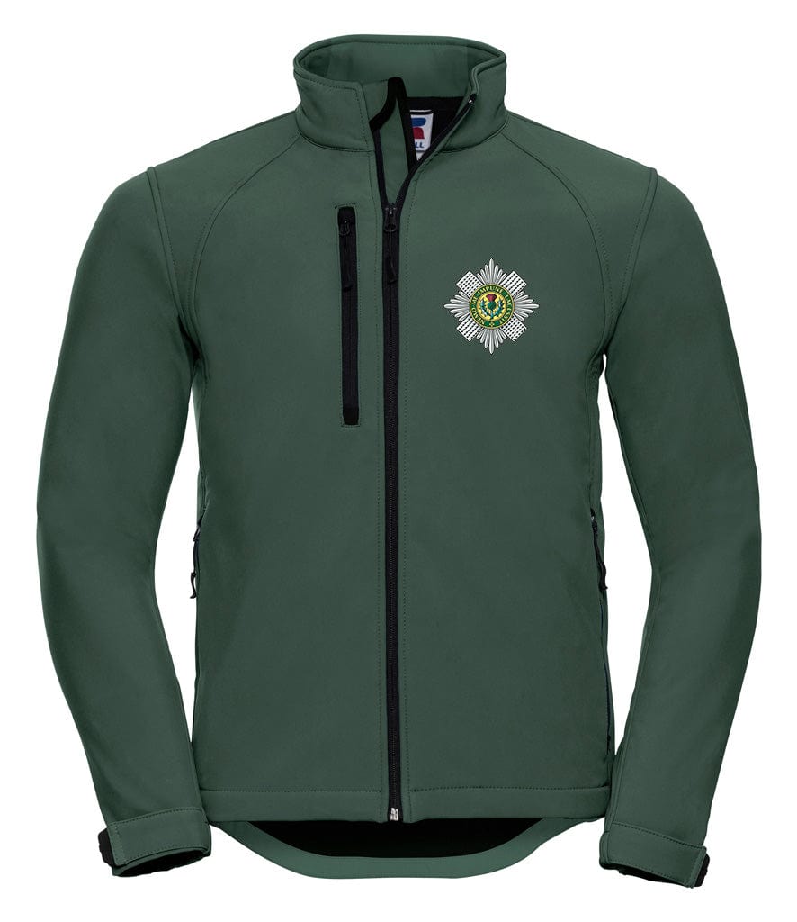 Scots Guards Embroidered 3 Layer Softshell Jacket - Precision Military Emblems