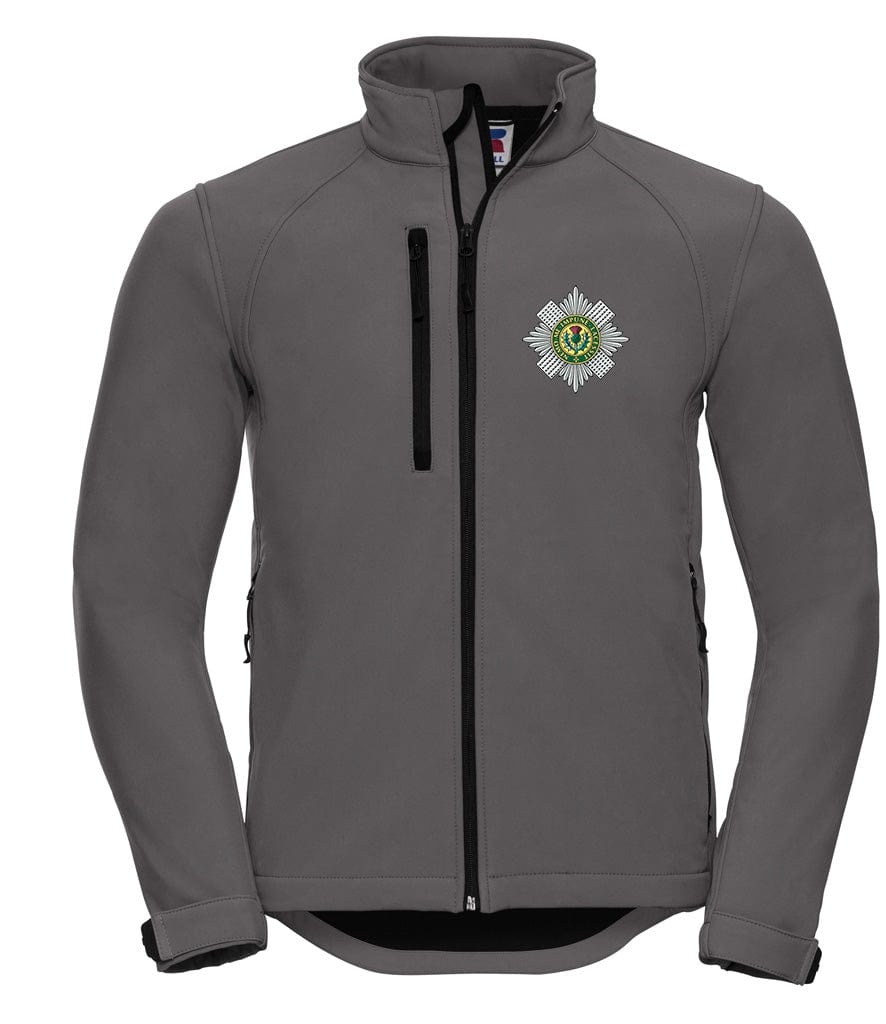 Scots Guards Embroidered 3 Layer Softshell Jacket - Precision Military Emblems
