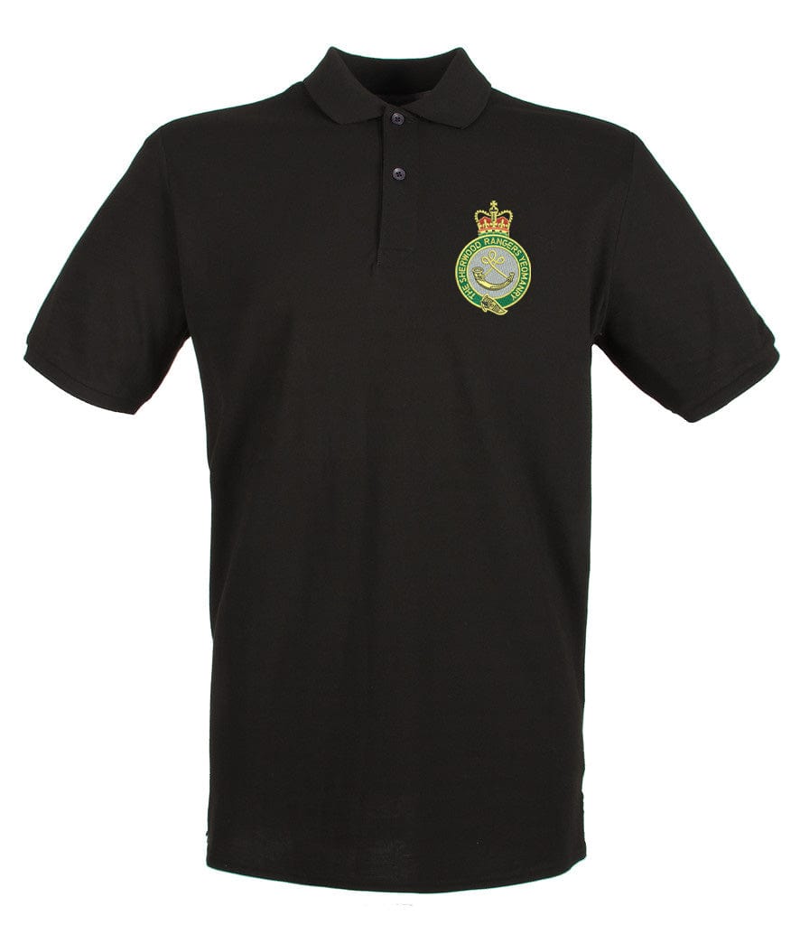 Sherwood Rangers Yeomanry Embroidered Pique Polo Shirt - Precision Military Emblems