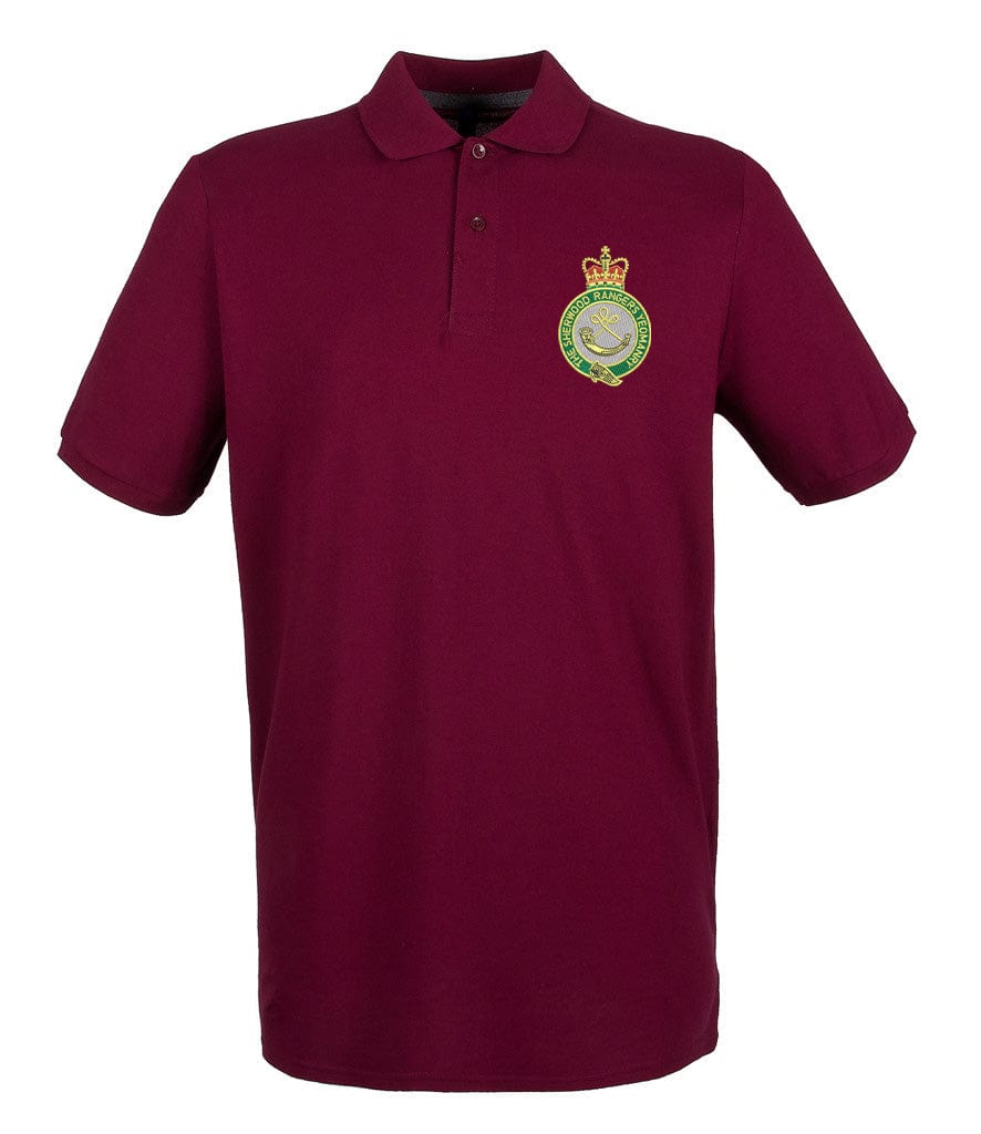 Sherwood Rangers Yeomanry Embroidered Pique Polo Shirt - Precision Military Emblems
