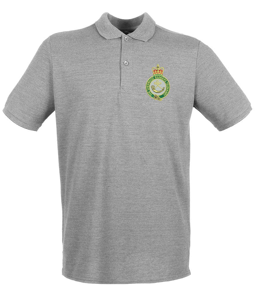 Sherwood Rangers Yeomanry Embroidered Pique Polo Shirt - Precision Military Emblems