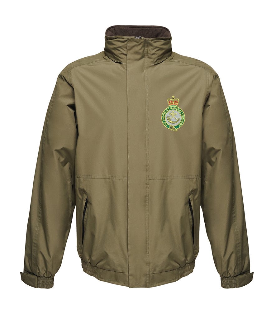 Sherwood Rangers Yeomanry Embroidered Regatta Waterproof Insulated Jacket - Precision Military Emblems