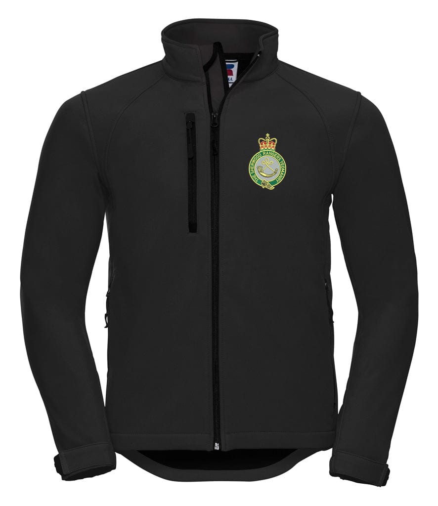 Sherwood Rangers Yeomanry Embroidered 3 Layer Softshell Jacket - Precision Military Emblems