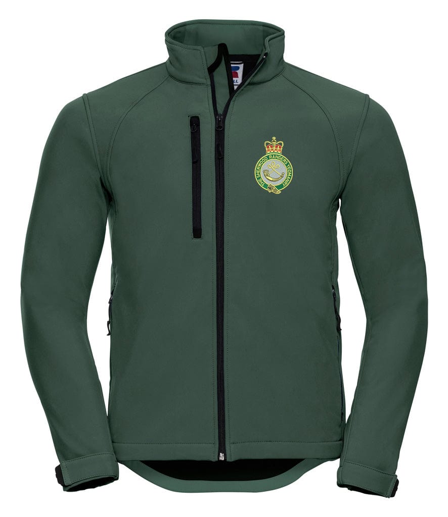 Sherwood Rangers Yeomanry Embroidered 3 Layer Softshell Jacket - Precision Military Emblems