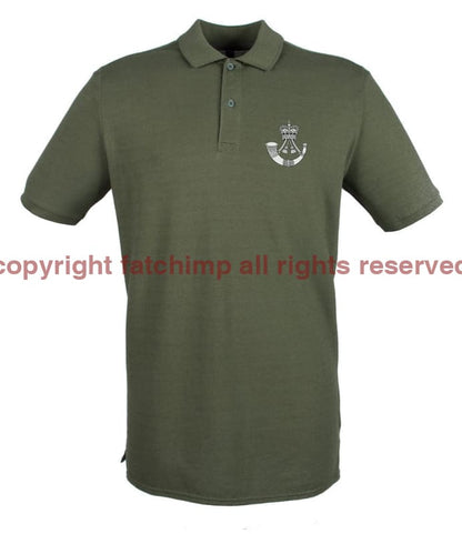The Rifles Regiment Embroidered Pique Polo Shirt - Precision Military Emblems