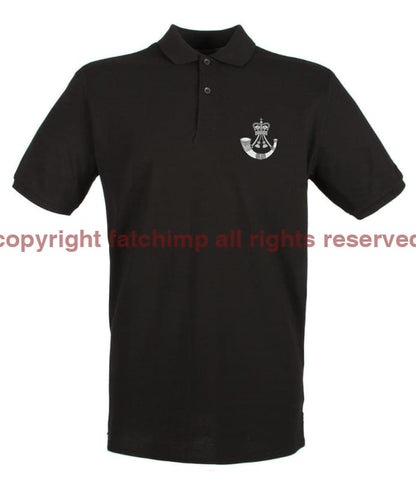 The Rifles Regiment Embroidered Pique Polo Shirt - Precision Military Emblems
