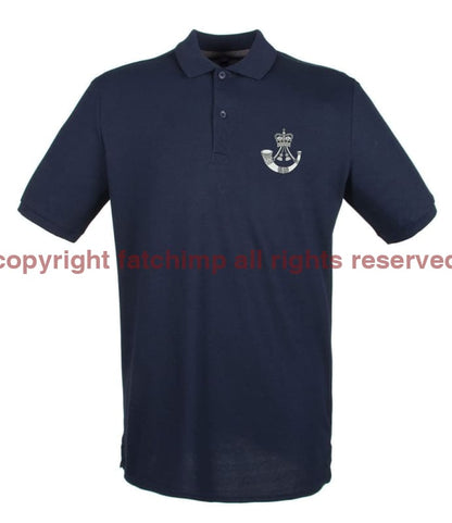 The Rifles Regiment Embroidered Pique Polo Shirt - Precision Military Emblems