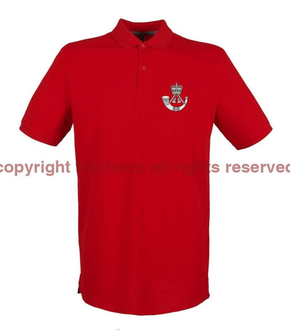 The Rifles Regiment Embroidered Pique Polo Shirt - Precision Military Emblems