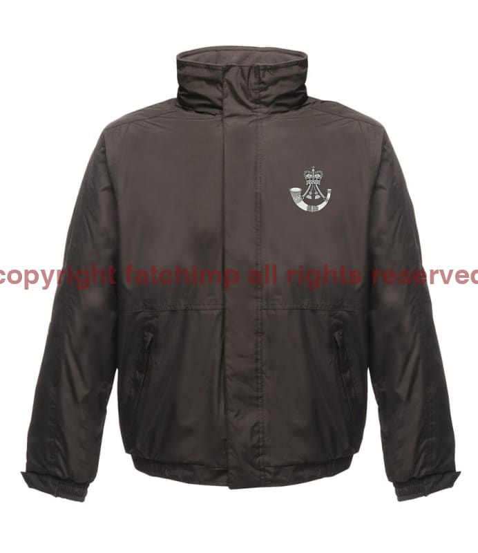 The Rifles Regiment Embroidered Regatta Waterproof Insulated Jacket - Precision Military Emblems