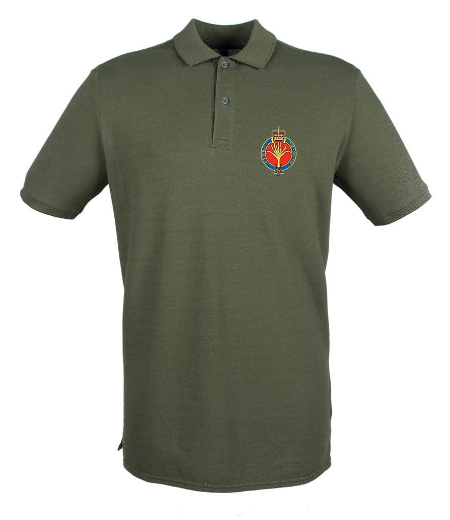 Welsh Guards Embroidered Pique Polo Shirt - Precision Military Emblems