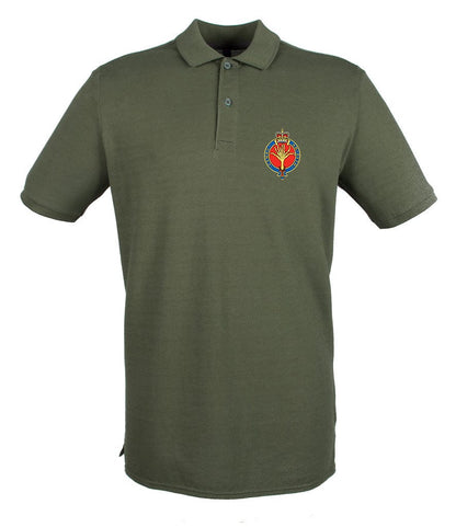 Welsh Guards Embroidered Pique Polo Shirt - Precision Military Emblems