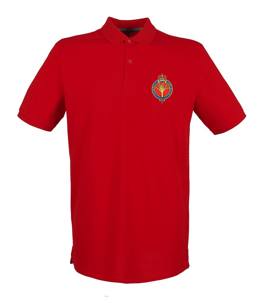 Welsh Guards Embroidered Pique Polo Shirt - Precision Military Emblems