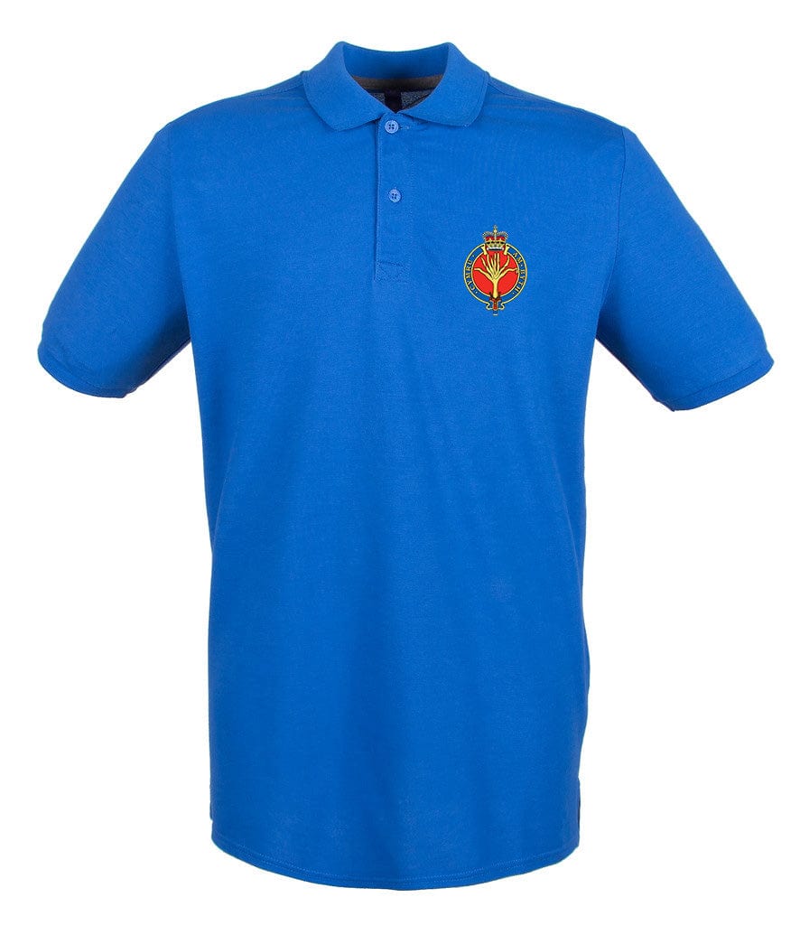 Welsh Guards Embroidered Pique Polo Shirt - Precision Military Emblems