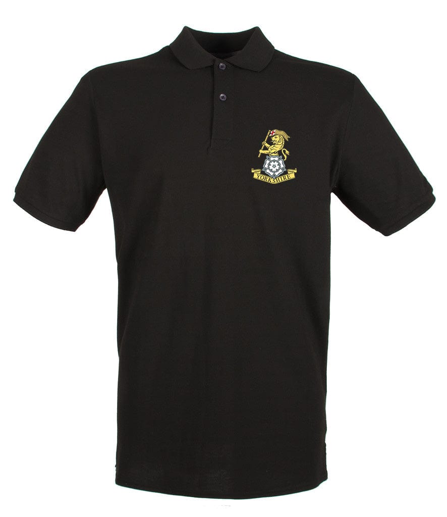 Yorkshire Regiment Embroidered Pique Polo Shirt - Precision Military Emblems