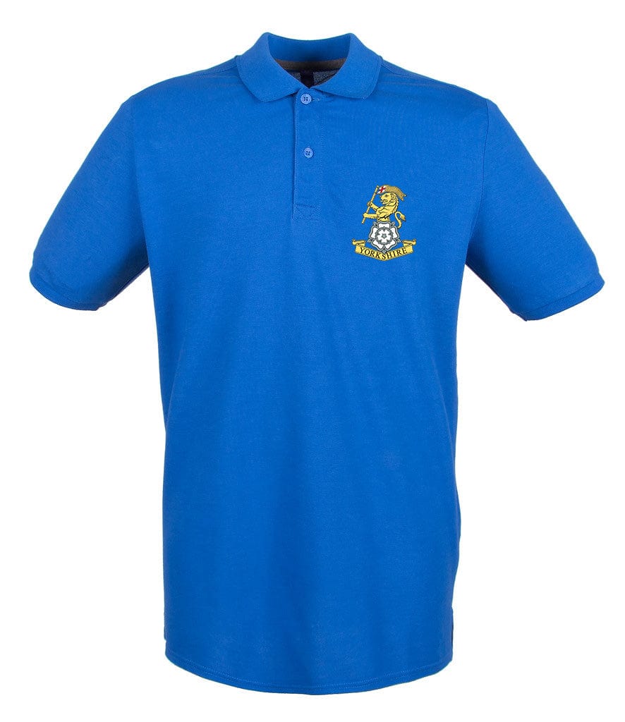 Yorkshire Regiment Embroidered Pique Polo Shirt - Precision Military Emblems