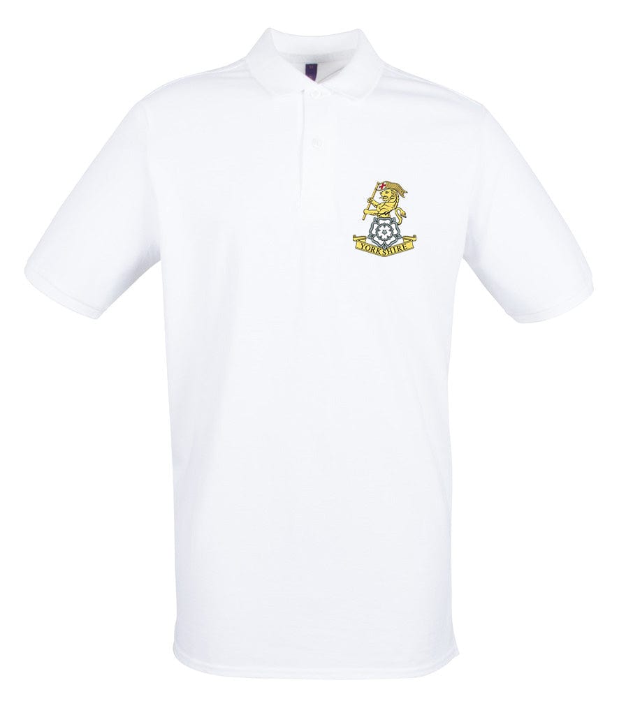 Yorkshire Regiment Embroidered Pique Polo Shirt - Precision Military Emblems